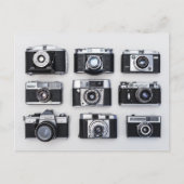 camera's Retro Old Classic Briefkaart (Voorkant)