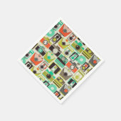 Camera's Retro Servetten (Hoek)