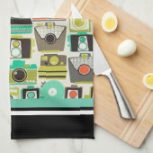 Camera's Retro Theedoek (Quarter Fold)