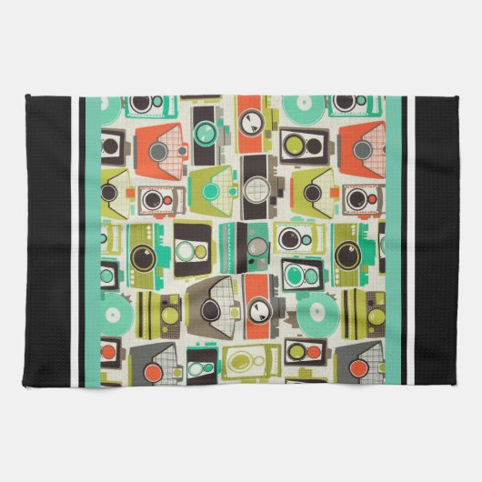 Camera's Retro Theedoek (Horizontaal)