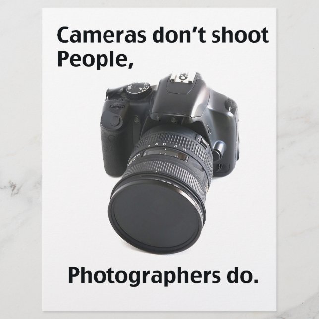 Camera's schieten geen mensen neer (Voorkant)