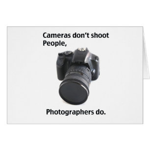 Camera's schieten geen mensen neer