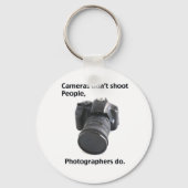 Camera's schieten geen mensen neer sleutelhanger (Voorkant)