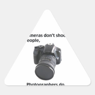 Camera's schieten geen mensen neer sticker