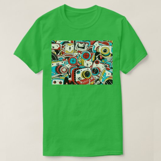 Camera's van 4 jaar t-shirt (Design voorkant)