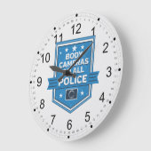 Camera's van de politie Draag Grote Klok (Hoek)