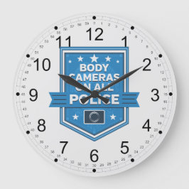 Camera's van de politie Draag Grote Klok