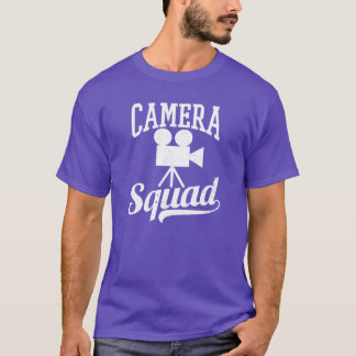 Camerateam-cadeau voor filmmaker vintage t-shirt