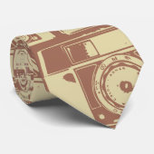 cameratroon in bruine kleuren stropdas (Opgerold)