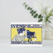 Cameravrouw, Fotograaf, Van Caspel Briefkaart (Staand voorkant)