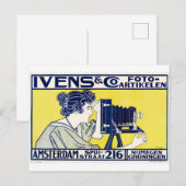 Cameravrouw, Fotograaf, Van Caspel Briefkaart (Voorkant / Achterkant)