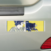Cameravrouw, Fotograaf, Van Caspel Bumpersticker (Op auto)