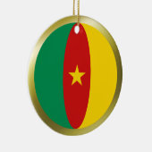 Cameroense vlagornament keramisch ornament (Rechts)