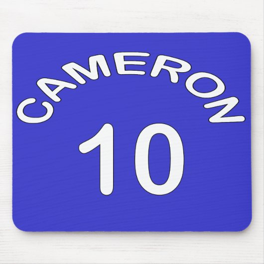 Cameron ~ 10 ~ U.K. verkiezingen Muismat (Voorkant)