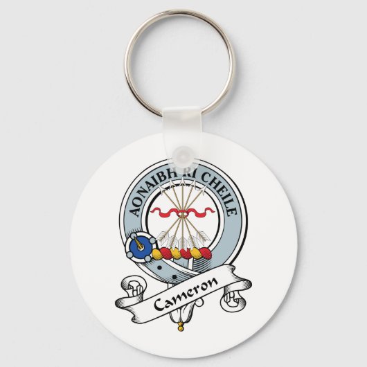 Cameron Clan Badge Sleutelhanger (Voorkant)