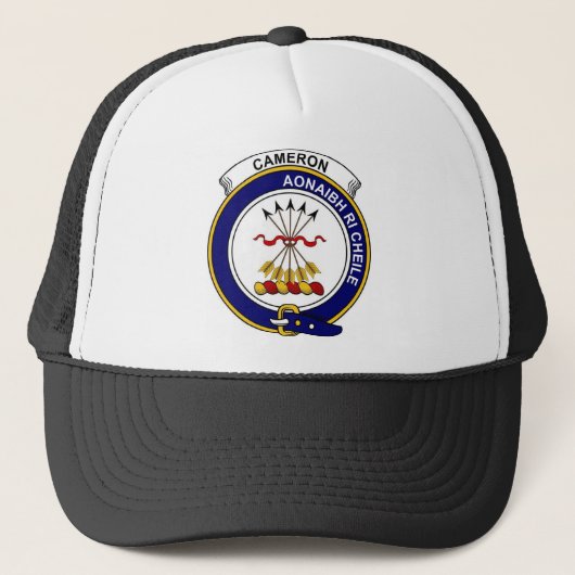 Cameron Clan Badge Trucker Pet (Voorkant)