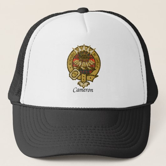 Cameron Clan Crest Trucker Pet (Voorkant)