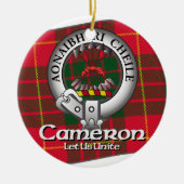 Cameron Clan Keramisch Ornament (Voorkant)