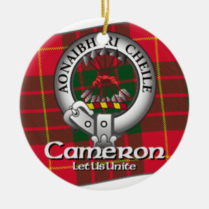 Cameron Clan Keramisch Ornament
