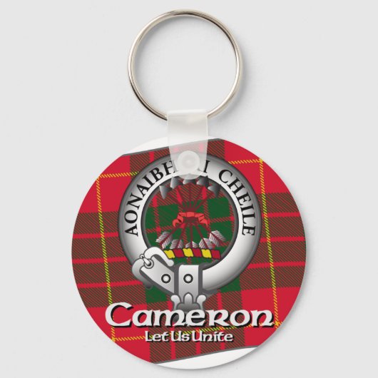 Cameron Clan Sleutelhanger (Voorkant)