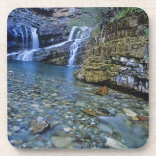 Cameron Falls in Waterton Lakes Nationaal Park in Drankjes Onderzetter