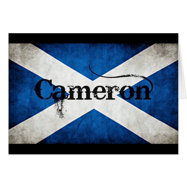 cameron grunge vlag (Voorkant Horizontaal)