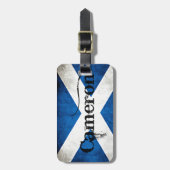 cameron grunge vlag bagagelabel (Voorkant verticaal)