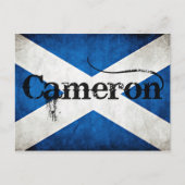 cameron grunge vlag briefkaart (Voorkant)