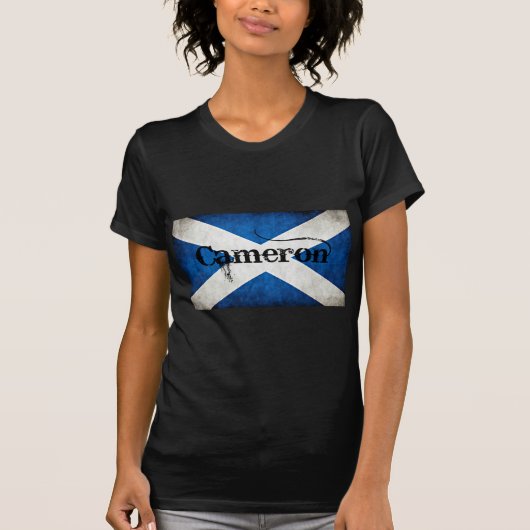 cameron grunge vlag t-shirt (Voorkant)