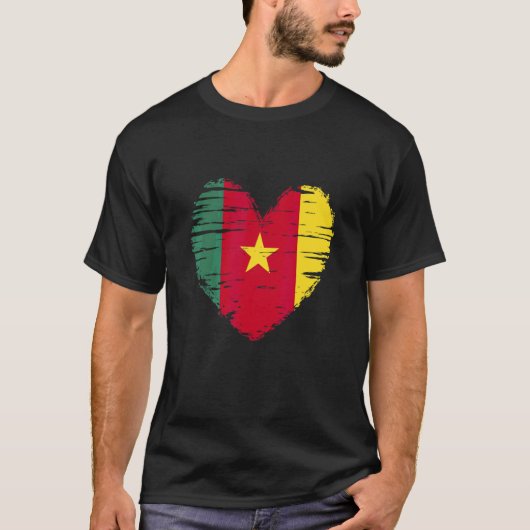 Cameron Heart Cameron Flag Cameron Pride T-shirt (Voorkant)
