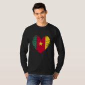 Cameron Heart Cameron Flag Cameron Pride T-shirt (Voorkant volledig)