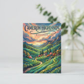 Cameron Highlands Maleisië Briefkaart (Staand voorkant)