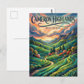 Cameron Highlands Maleisië Briefkaart (Voorkant / Achterkant)