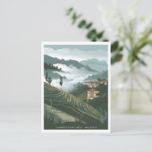 Cameron Highlands Maleisië vintage Briefkaart (Staand voorkant)