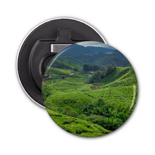 Cameron Highlands Tea Plantation Button Flesopener (Voorkant)