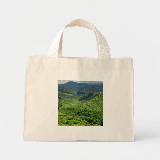 Cameron Highlands Tea Plantation Mini Tote Bag (Voorkant)