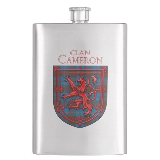 Cameron Hunting Tartan Scottish Pset Flacon (Voorkant)