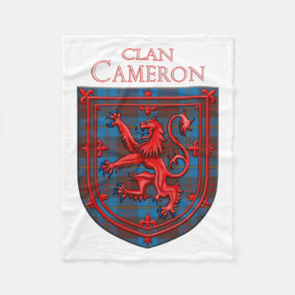 Cameron Hunting Tartan Scottish Pset Fleece Deken