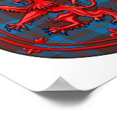 Cameron Hunting Tartan Scottish Pset Poster (Hoek)