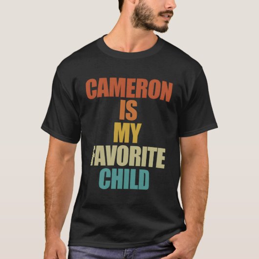 Cameron is mijn favoriete kind Cameron T-shirt (Voorkant)