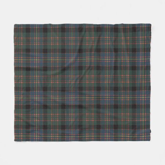 Cameron of Erracht Ancient Scottish Tartan Pset Fleece Deken (Voorkant (Horizontaal))