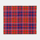 Cameron Of Lochiel Modern Tartan Fleece Deken (Voorkant (Horizontaal))