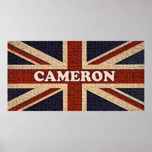 Cameron ~ Politieke U.K. Algemene verkiezingen Poster (Voorkant)