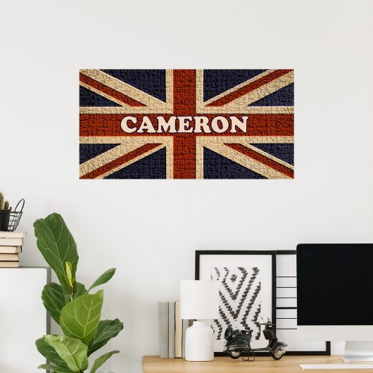 Cameron ~ Politieke U.K. Algemene verkiezingen Poster (Thuiskantoor)