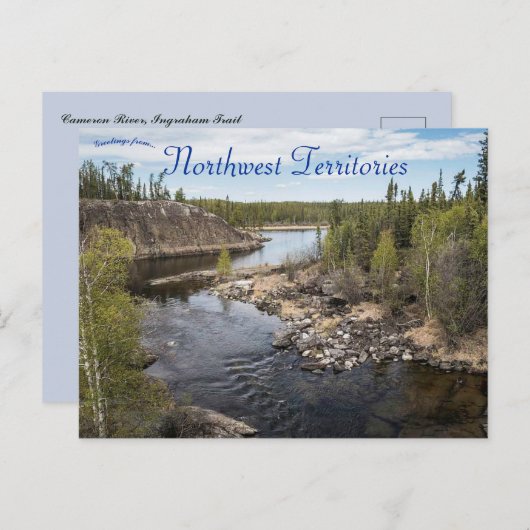 Cameron River Ingraham Trail Northwest Territories Briefkaart (Voorkant / Achterkant)
