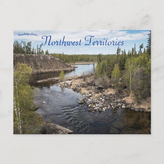 Cameron River Ingraham Trail Northwest Territories Briefkaart (Voorkant)