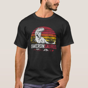 Cameron Saurus Funny Personalized Dinosaur T Rex N T-shirt