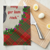 Cameron Scottie Hondenkeukenhanddoek Theedoek (Quarter Fold)