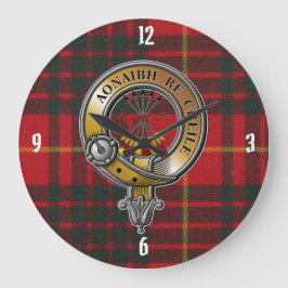 Cameron Tartan & Badge Grote Klok