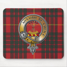 Cameron Tartan & Badge Muismat